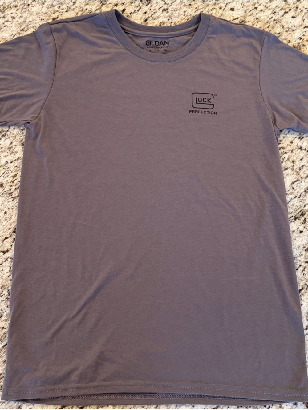 GLk Perfection Crewneck Short Sleeve Tee - Gray